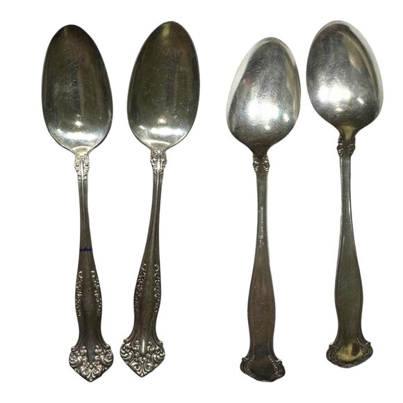 Peter Rabbit Alphabet Broken China Ring & 1847 Rogers Bro 3X SP Spoon Handle 7.5 - Picture 14 of 17